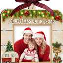 Christmas on The Road 2025 Photo Ornament  Picture Frame Ornaments, Custom Photos Ornament, Travel Couple Keepsake Gift, Holiday Decor, Clear Photo Ornaments for Christmas Tree, Xmas Gifts For Family