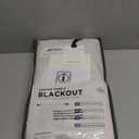 100% Blackout Shield Linen Blackout Curtains for Bedroom 90 Inches Long, Back Tab/Rod Pocket Living Room Drapes, Thermal Insulated Blackout Curtains 2 Panels Set, 50" W x 90" L, Beige