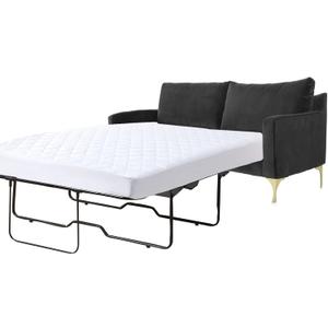 Waterproof Sleeper Sofa Full Mattress Protector Pad 54x72 for Pull Out Sofa Bed Quilted Fitted Matress Cover up to 8 inch Deep White