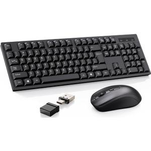 Wireless Keyboard and Mouse Combo,Wireless Keyboard and Mouse for Windows,Android,iPad pro/iPad Air/iPad/iPad Mini,Compatible with PC, Laptop