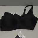 OEAK Womens Deep V Bras Wireless Comfortable Bra Supportive No Underwire Bras Tshirt Push Up Bralettes Plunge Seamless Bra L