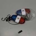 2Pieces Bike Police Sound Lights LED Sounds Trumpet Bike Horn Police Siren Warning Safety Bicycle LED Light Waterproof