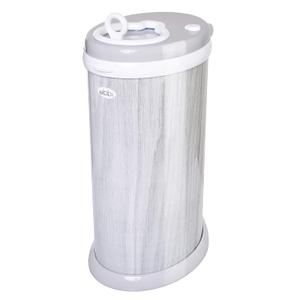 Ubbi Steel Diaper Pail, Odor Locking, No Special Bag Required, Award-Winning, Registry Must-Have, Woodgrain