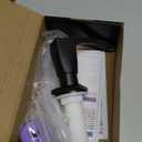 GAGALIFE Kitchen Sink Soap Dispenser Matte Black, Built in Soap Dispenser for Kitchen Sink with 40" Silicone Extension Tube Kit,(ABS Plastic) in Sink Soap Dispenser Pump, LT001B-G