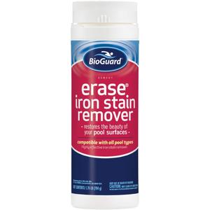 BioGuard Erase Iron Stain Remover, 1.75 lb, Highly Effective Iron Stain Remover, Restore Pool Surfaces, Suitable for All Pool Types