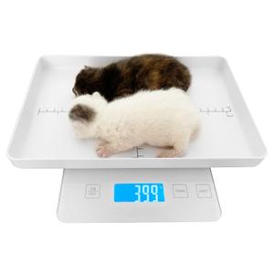 Digital Pet Scale for Small Animal, Whelping Scale,Mini Precision Gram Weight Balance Scale, High Precision 1g, Suitable for Newborn Pets (White)