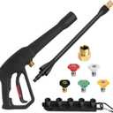 Pressure Washer Spray Gun, for Ryobi Pressure Washer Gun, with Jet Wand and 5 Spray Nozzles