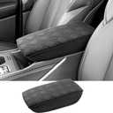 2024 2025 Wagoneer S Center Console Cover for Jeep Wagoneer S All-Electric SUV (Limited/Launch Edition), Cushion&Comfy Leather Armrest Cover 2025 Wagoneer S Accessories (Padded)