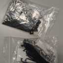 Bicycle Spokes Electric Bicycle E-Bike Tricycle Wheel 12G 2.5mm Steel 72mm-305mm with Copper Cap 28pcs Black