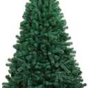 SINT 6-Foot Pre-Lit Artificial Christmas Tree | Warm White LED Lights | Full & Realistic Pine Design | Easy Assembly | Sturdy Metal Stand | Perfect Holiday Decoration for Home & Family Gatherings