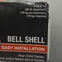 BELL Shell Rear Child Carrier in Gray, Gray Shell Rear Carrier