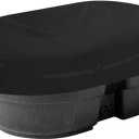 SIRUITON 100 Gallon Oval Stock Tank Cover, Heavy Duty 600D Oxford Fabric Ice Cold Water Therapy Ice Bath Cover Waterproof Rip Proof Tough Keeps Tanks Clean,Black