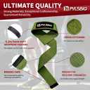 Lifting Straps, wrist straps for weightlifting, workout, Bodybuilding, Powerlifting & Deadlift -With 5mm Neoprene Pads & Anti-Slip Silicone -Extra Wrist Support for Weight lifting Men & Women