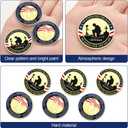 20 Pcs Military Challenge Coins Veteran Thank You for Your Service Coins Veterans Day Gifts Military Challenge Gifts Bulk for Men Women Presents(Simple)
