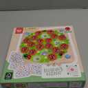 Nene Toys Ladybug’s Garden Memory Game – Wooden Matching Games for Toddlers 35 – Travel Toy for Boys Girls, Road Trip Essentials for Toddler, Airplane, Car  Ideal Christmas, Birthday Gifts