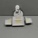 90W 10000LM LED Security Lights Motion Sensor Outdoor Lights, 4 Head Dusk to Dawn, 6500K Daylight Flood Lights Outdoor Motion Sensor, IP65 Waterproof, Motion Light for Outside, Garage, Yard, Porch (White)