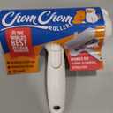 ChomChom Roller Pet Hair Remover  Original Size Reusable Lint Roller for Cat & Dog Hair on Furniture, Couch, Carpet, Car, Rugs & Bedding  Portable, Eco-Friendly (White)