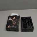 Pubic Hair Trimmer for Man - Cordless Body Hair Trimmer for Men - Electric Ball Shaver with Display & Light - Waterproof Wet/Dry Groomer kit for Groin - 4000K Light - Cosmic Black