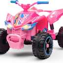Barbie - 12V ATV Ride On Toy, Fun and Exciting Ride for Kids, Stylish Design for Imaginative Play (Pink), 12V ATV Quad