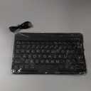 OMOTON Large Print Bluetooth Keyboard for iPad iPhone Windows Tablets - 7 - Color Backlit with Enlarged Keycaps, Rechargeable Wireless Keyboard for iPad 10th/9/8/7, iPad Pro Air Mini etc