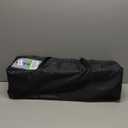 Pamo Babe Compact Pack and Play - Portable Crib for Baby, Lightweight Foldable Travel Playard with Mattress Pad & Carry Bag, Safe Breathable Travel Bed for Home, Trips & Family Visits, Black