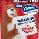 Charmin Ultra Strong Clean Touch Toilet Paper, 30 Family Mega Rolls = 150 Regular Rolls 