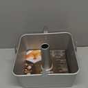 Square Tube Cake Pan, 28-Cup Capacity for 18-Cup Recipes, 10-Inch Anodized Aluminum Angel Food, Chiffon & Pound Cake Pan with Removable Bottom and Cooling Feet