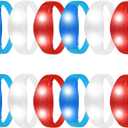 12 Pcs LED Glow Bracelets Sound Activated Flashing Light Up Bracelet for New Years Eve Glow in the Dark Party Supplies Christmas Party Favors Birthday Gift Carnival Concerts Night Events