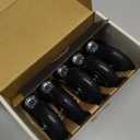 Rollerblade Office Chair Wheels, Set of 5 Replacement Casters for Desk and Gaming Chairs, Safe for Hardwood Floors, Tile, Laminate & Carpet, Support Up to 650 LBS, Easy Install, Universal Fit, Clear