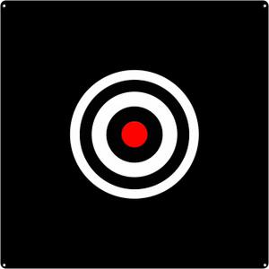 Golf Target Cloth 5' x 5' Golf Hitting Cloth Training Aids Practice Backstop Target for Driving Range Indoor Outdoor (58" x 59", Black)