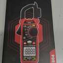 KAIWEETS Digital Clamp Meter Multimeter with D-Shaped Jaw for AC/DC Current & Voltage, Auto-ranging 4000 Counts Voltage Tester with Flashlight Backlight, Measuring Temperature Continuity Diode NCV