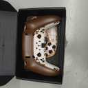EXTREMERATE CUSTOM REPLACEMENT FULL SET SHELLS WITH BUTTONS FOR PS5 EDGE CONTROLLER - WOOD GRAIN - QRHEGS002