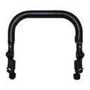 SAFIGLE Baby Stroller ArmrestUniversal Handle, Replacement Bumper - Adjustable, Detachable Pu Bar for Baby Stroller Easy to Attach, Compatible with Umbrella and Wagon 15.3inch Black