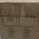 Scenekoy Rustic Farmhouse Antlers Bedside Table Lamp Set of 2 with Nightlight Dual USB Ports Leather Soft Bell Shade Brown Finish nightstand Lamp Decor for Living Room Bedroom Office House Hotel