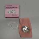 The Original Silver Nursing Cups-Nipple Shields for Breastfeeding Newborn-Breast Feeding Essentials Must Haves-Nipple Covers to Protect Nursing Nipples,Trilaminate 999 Silver,Regular Size (Standard Size+Silicone Rings)