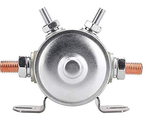 HMY 24059-08-BP 24V 300A Insulated SPST Continuous Duty Solenoid Relay Nickel-Plating Replace 1114218 70-111224 3635820 1114223 1114534 for Golf Cart Winch Marine EZGO Motor Home RV Garden Tractor