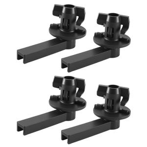 4Pcs Fender Flare Clips Compatible with Ford Bronco 2021 2022 2023 2024 2025, Front & Rear Wheel Protector Clips Kit Replace W721136S300, Include Handle Locking Pins