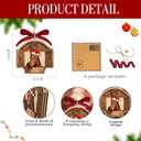 2 x Horse Christmas Ornament 2025-2 Layer Wooden Horse Ornaments for Christmas Tree - Gifts for Horses Lover, Animal Lovers - Farmhouse Christmas Hanging Decor - Rustic Farmhouse Christmas Ornaments