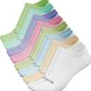 No Show Socks Women, 8 Pairs Low Cut Ankle Anti-slid Athletic Casual Invisible Liner Running Socks (L)