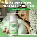 Magnesium Supplement Softgels, Easy Absorption Magnesium Glycinate 500mg, High Bioavailability Magnesium for Sleep & Calm Support, Nervous, Muscle & Bone Health 120 Softgels