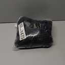 Women's Casual 2 Piece Outfits Ribbed Knitted Batwing Long Sleeve Cardigan Tank Wide Leg Jumpsuits Sets With Pocket (Black) S