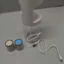 Automatic Mouthwash Dispenser for Bathroom,Bathroom Accessories 19.4 Fl Oz Dispensers with Magnetic Cups,Wall Mounted Dispenser,Suitable for All Age Groups,White