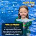 Swimming Pool Toys for Kids: Stingray Pool Torpedo Swim Toy - Self Propelled Water Toy Glides Underwater - Best Water Games & Outdoor Gifts for Boys & Girls - Diving Toys For Kids Ages 5 6 7 8 9 10 +