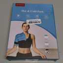 Comfytemp Shoulder Ice Pack Wrap Rotator Cuff Cold Therapy, Ice Packs for Injuries Reusable Gel, Cold Compress Brace for Shoulder Pain Relief, Men Women Recovery Items (Large), Black