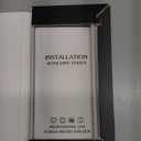 Compatible for iPhone 17 Pro Privacy Screen Protector 6.3 Inch, Purple Gradient Anti Spy Anti Blue Light HD Tempered Glass Easy Installation