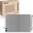 A-Premium Air Conditioning A/C Condenser Compatible with Volkswagen Jetta 2016-2018, Beetle 2016-2019, 1.4L 1.8L 2.0L, Turbocharged