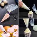 LoveBB 500 Pcs Piping Bags Disposable 10.6 inch Thick Tipless Pastry Bags Icing Frosting Bags for Baking Cookies Cupcake Decorating Supplies