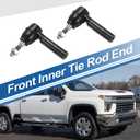 X AUTOHAUX 2pcs Front Outer Tie Rod Ends Kit Suspension Steering Tie Rod End for Chevrolet Camaro 2010-2011 for Chevrolet Camaro 2012 V8 6.2L Drag Link No.ES800939