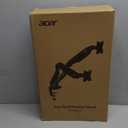 Acer Dual Monitor Arm, Computer Desk Arm with VESA Mounts for 1732 Screens, Fully Adjustable Gas Spring Monitor Stand, C-Clamp and Grommet Mounting Base, Fits 4.4 to 19.8lbs Computer Monitors