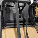 Baby Trend Snap N Go EX Polyester Lightweight Foldable Universal Single Infant Car Seat Carrier with 2 Cup Holder and Covered Compartment, Black